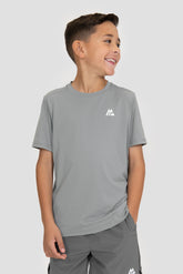 Boys Delta T-Shirt - Platinum Grey