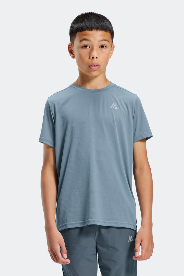 Delta T-shirt pour garçons - Bleu galet