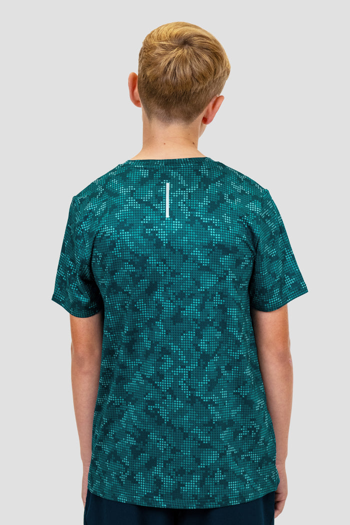 Junior Descent Print T-Shirt - Acropora/Cruise