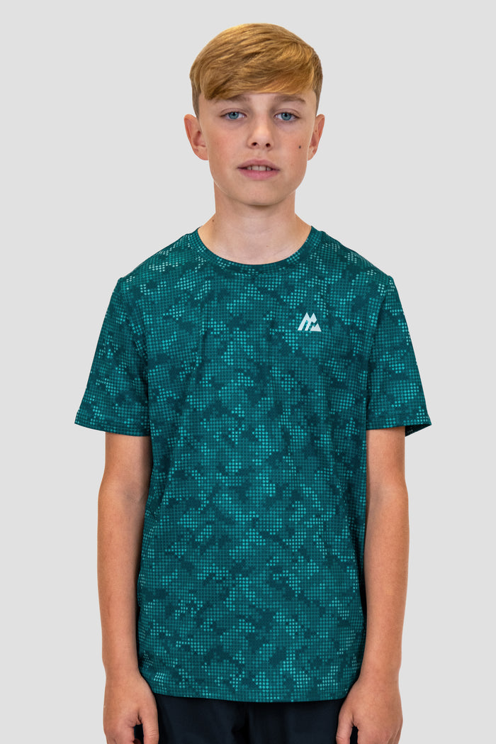 Junior Descent Print T-Shirt - Acropora/Cruise