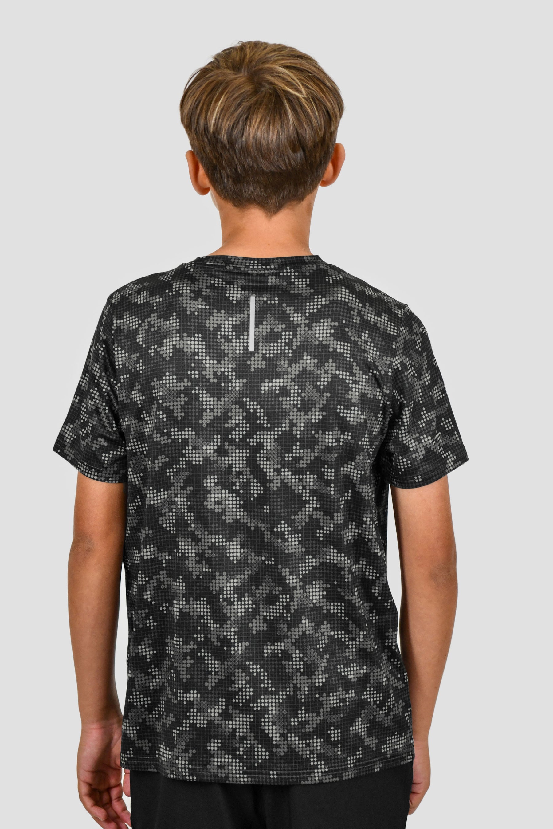 Junior Descent Print T-Shirt - Asphalt/Black