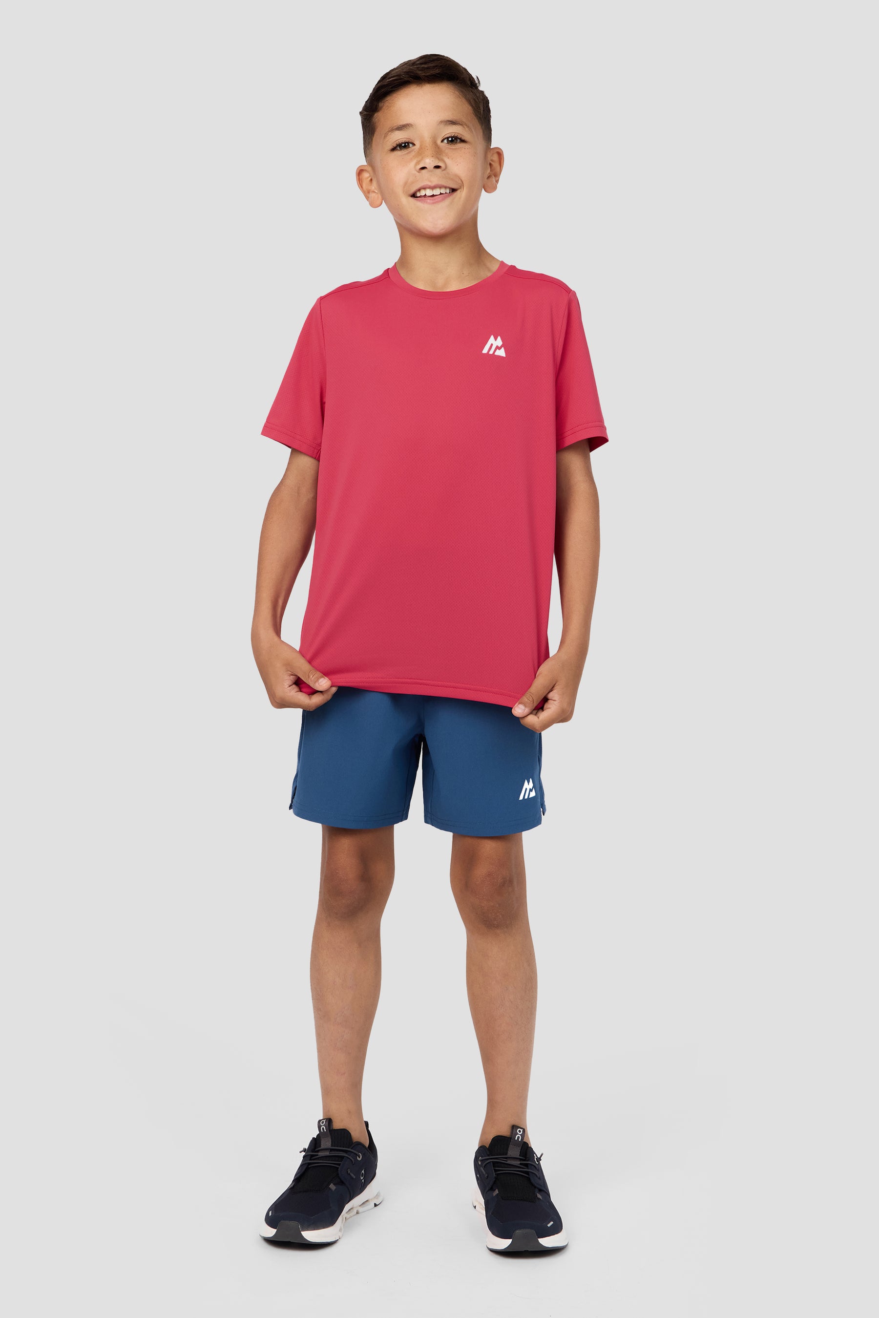 Boys Delta T-Shirt - Pomegranate