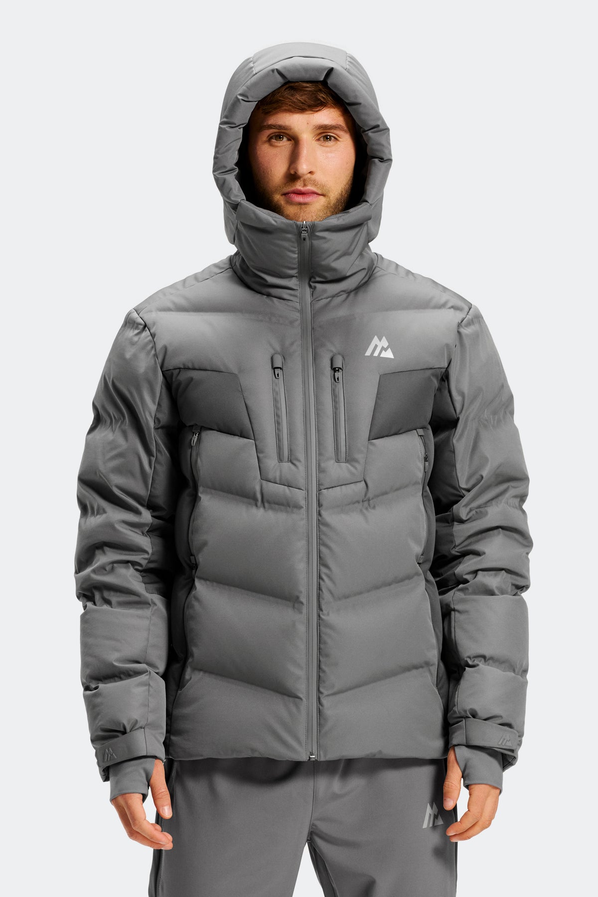 Arcs Down Jacket - Cement Grey/Asphalt