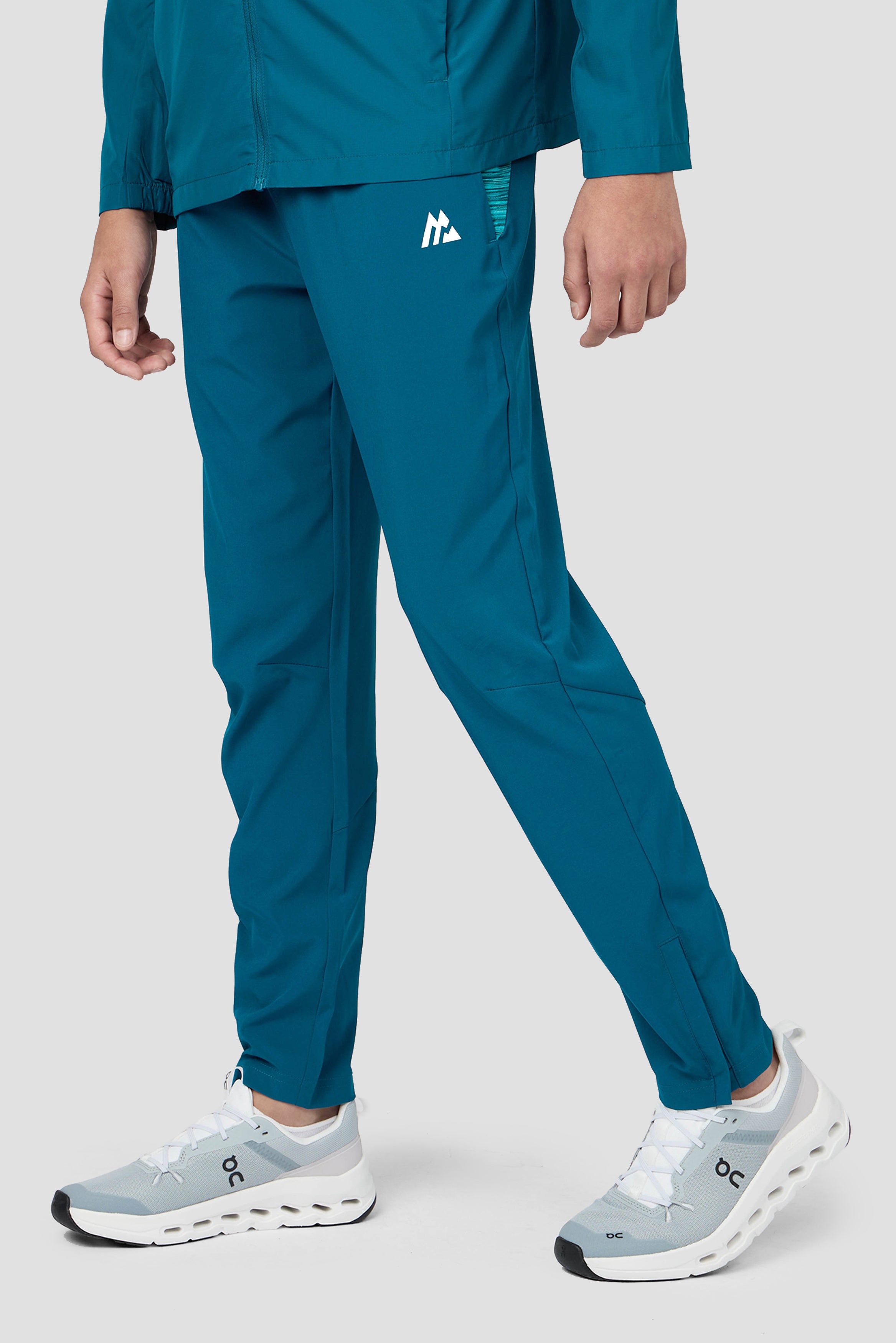 Montirex Boys Trail 1/4 Zip Teal Multi | Sportswear Gymwear