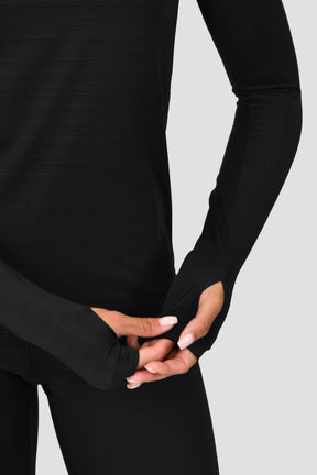 Draft 1/4 Zip - Black