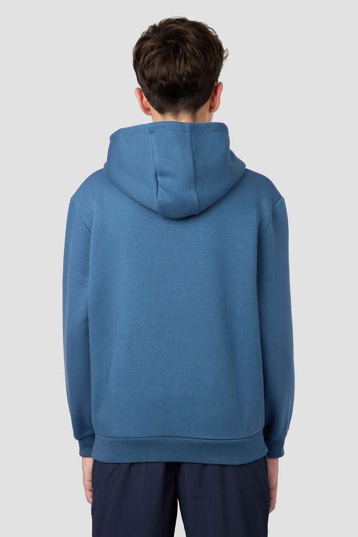 Boys Reboot Graphic Hood - Naval