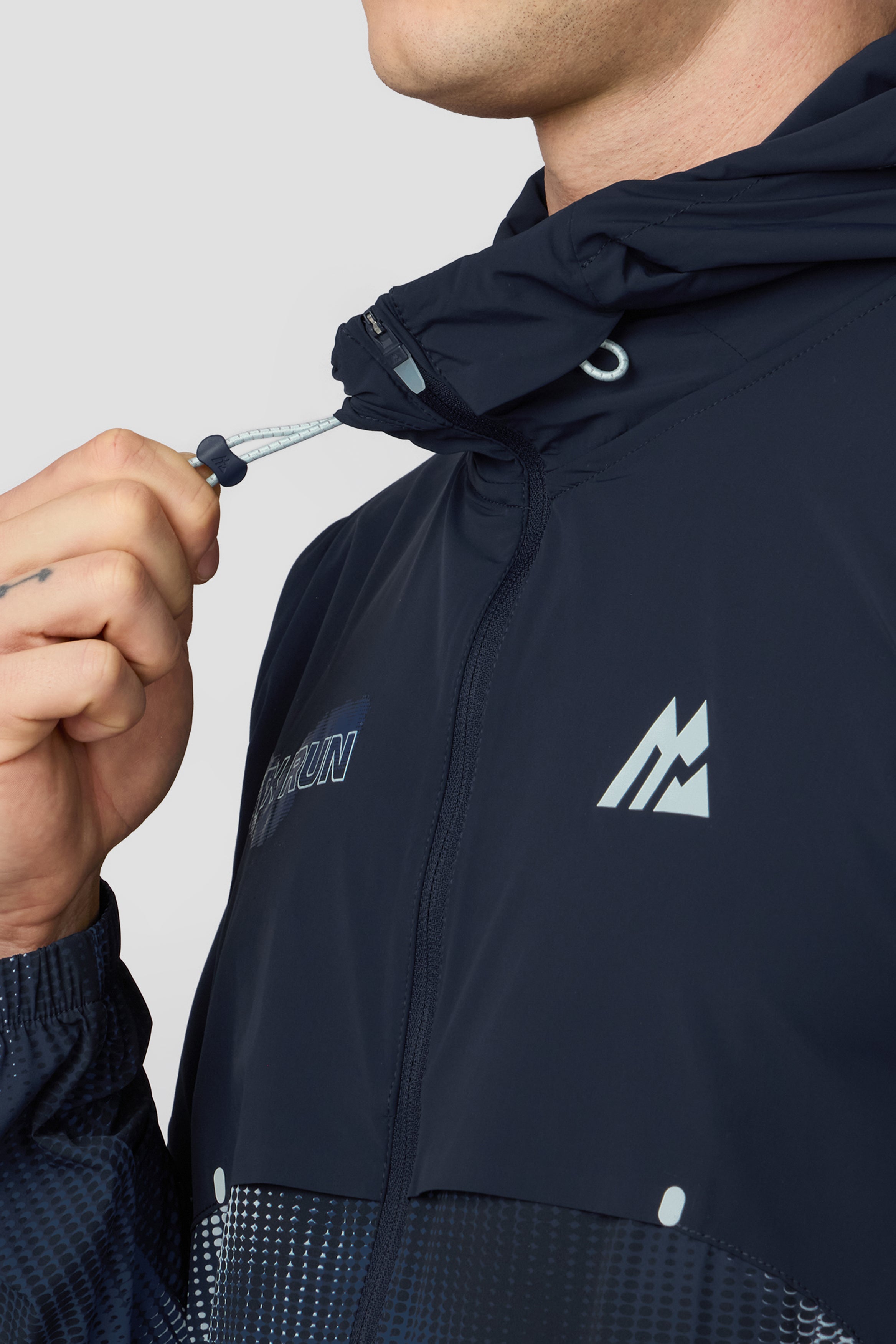 MTX Run Disperse Windbreaker Midnight Blue | Montirex Sportswear