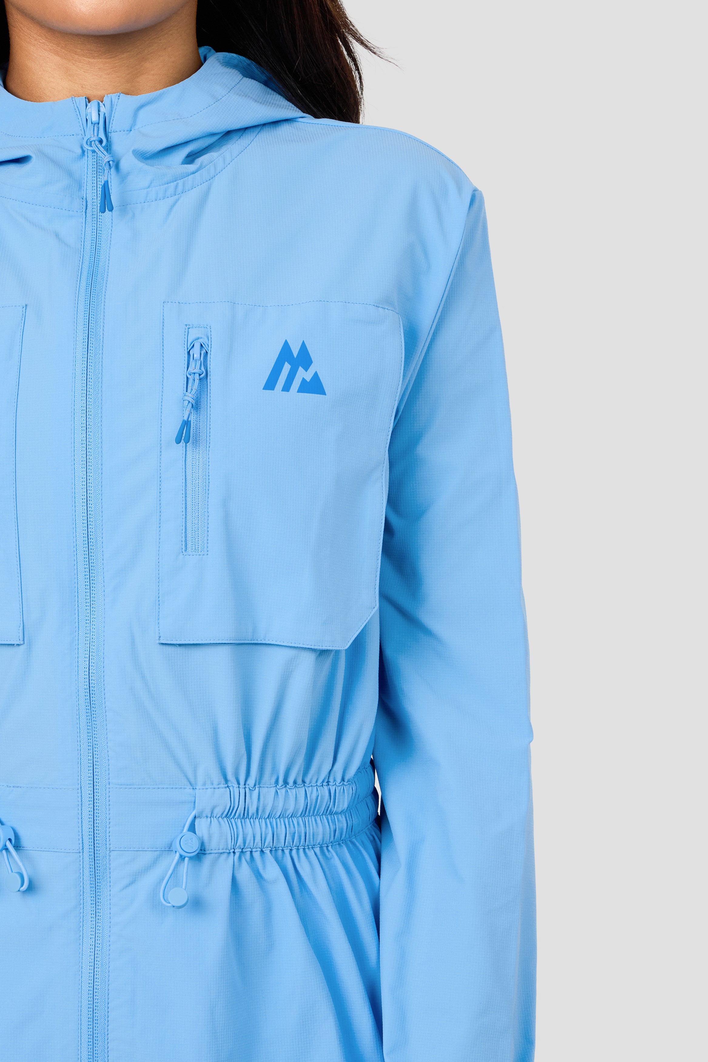 Echo Windbreaker Powder Blue | Montirex Sportswear Gymwear