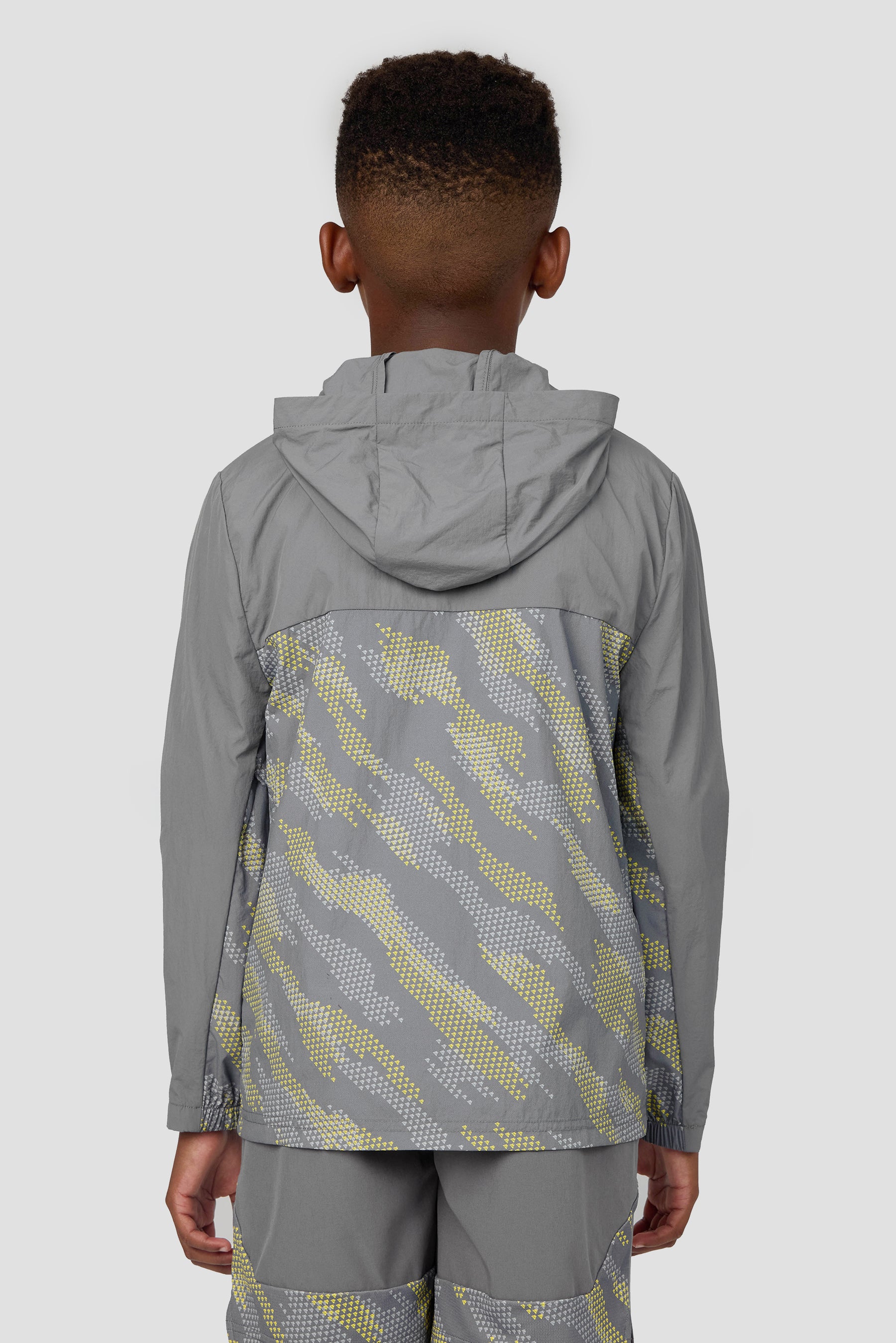 Boys Thera Jacket - Cement Grey/Patinum Grey/OG Neon