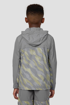 Boys Thera Jacket - Cement Grey/Patinum Grey/OG Neon
