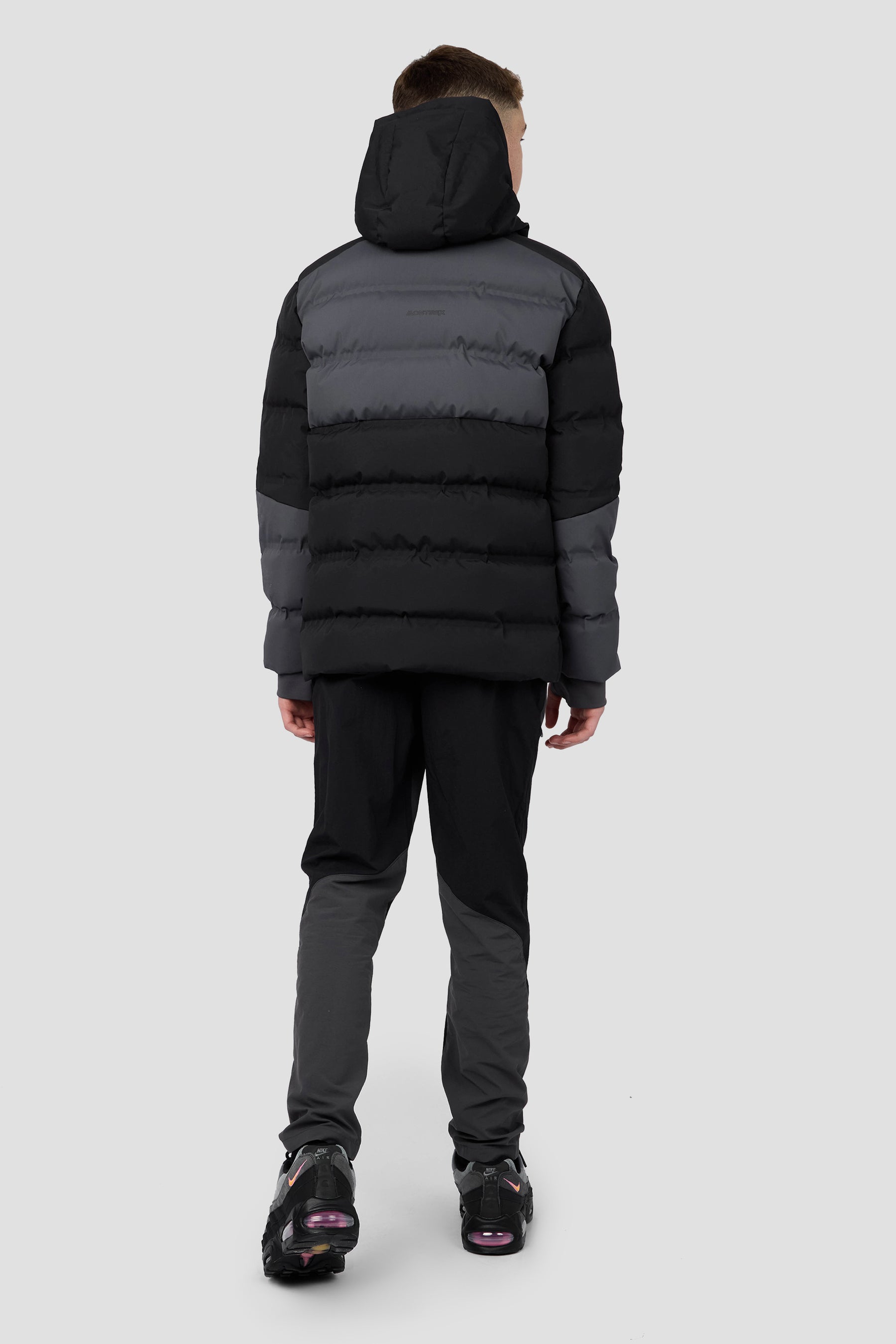 Boys Descent Down Jacket - Black/Asphalt