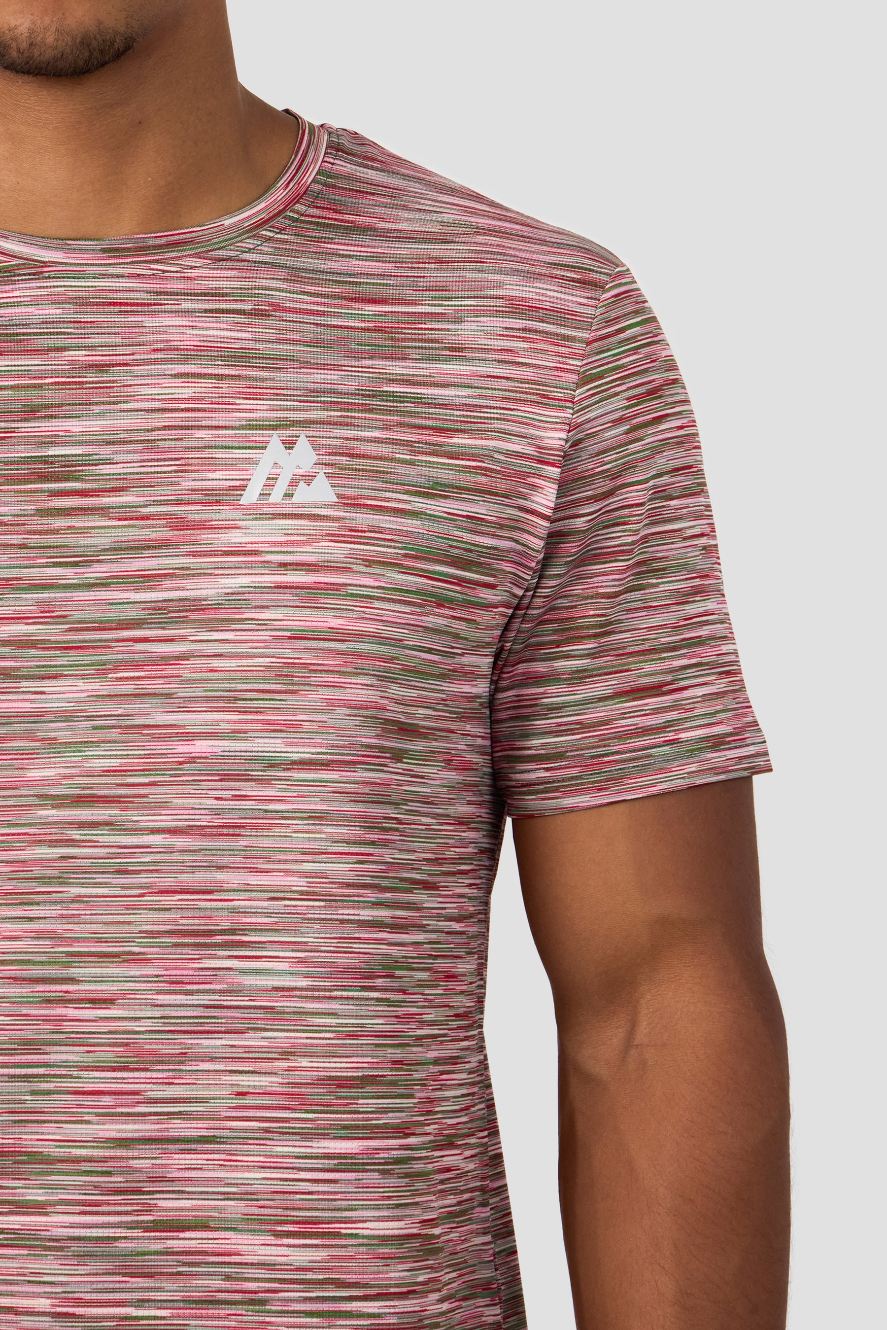 Trail 2.0 T-Shirt - Khaki/Pink/Red