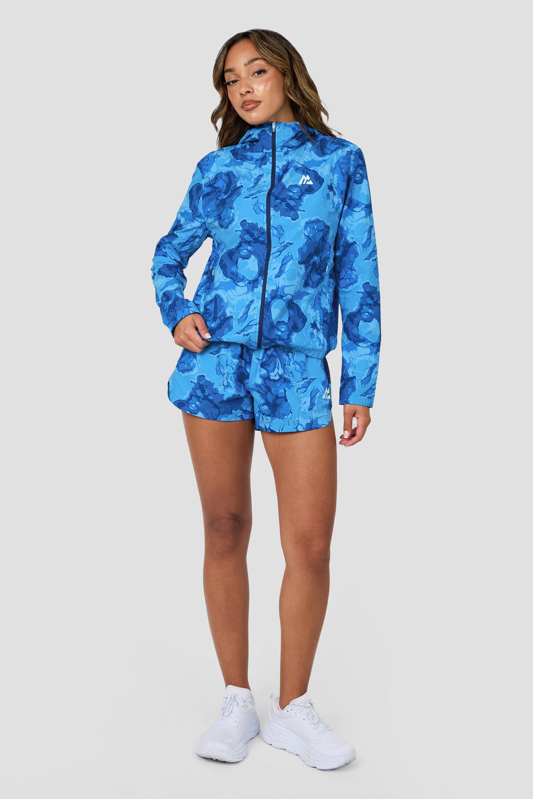 Fusion Print Windbreaker - Agency/Fira