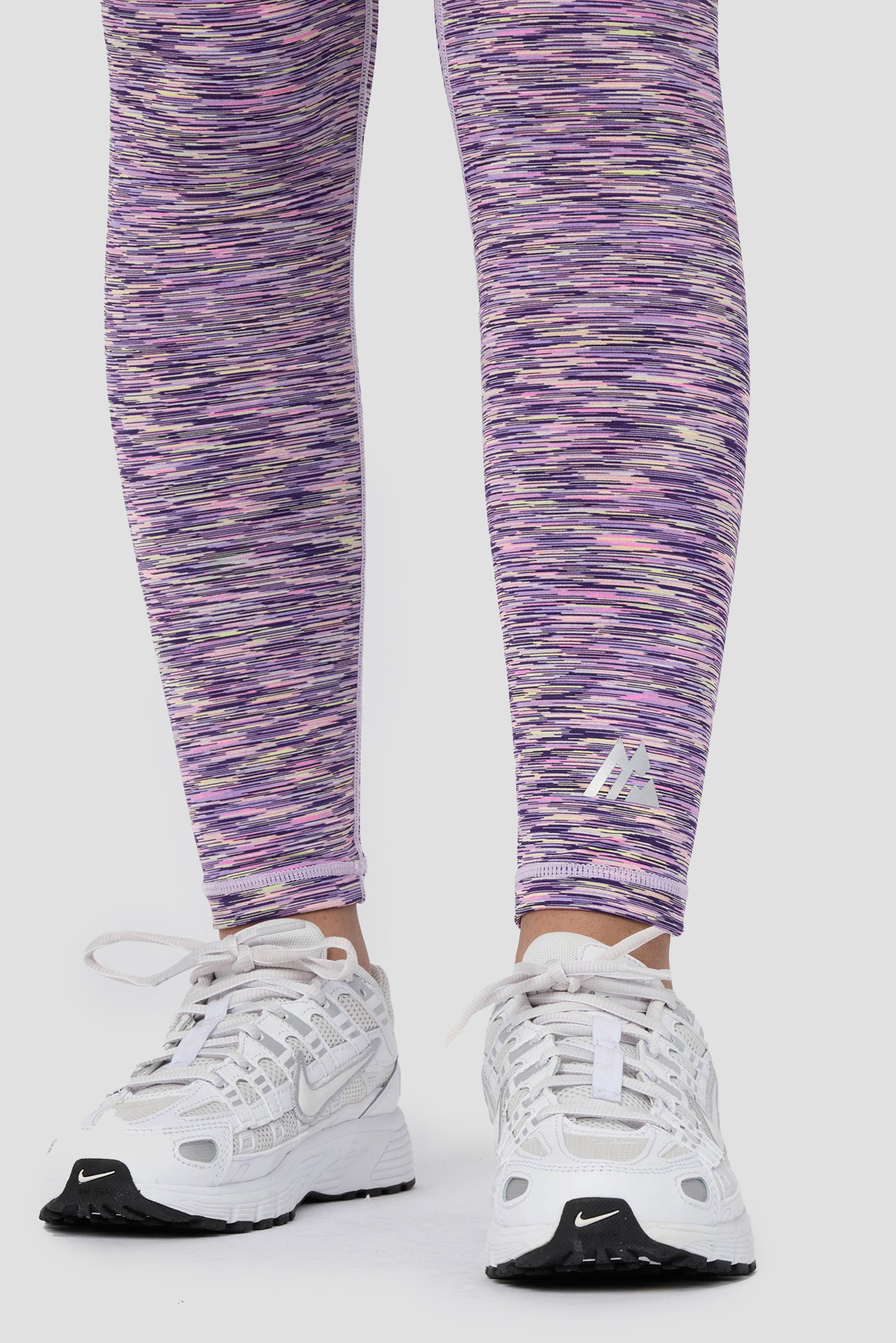Girls Trail Icon Legging - Purple/Citrus