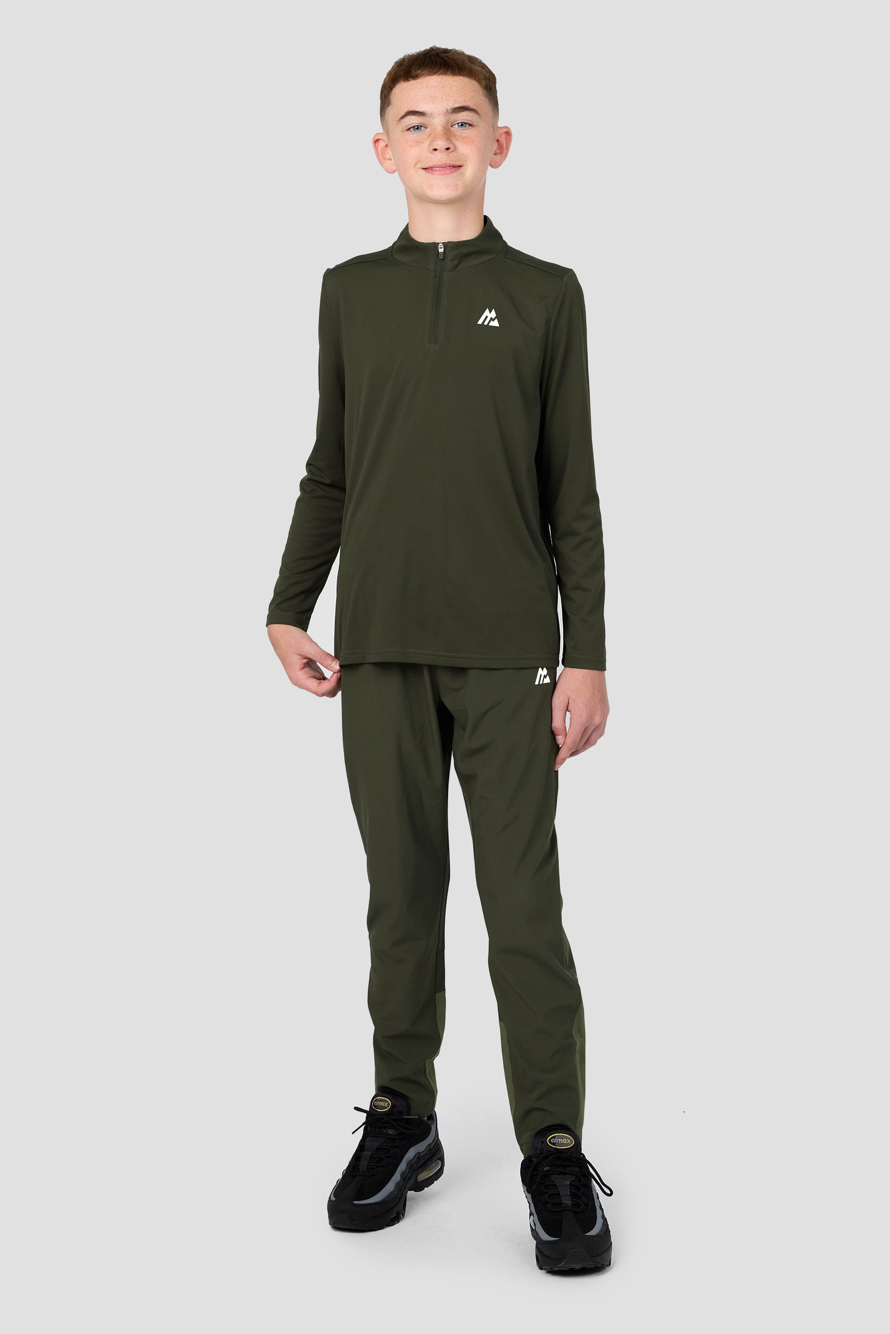 Boys Delta 1/4 Zip - Elm