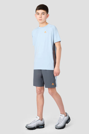 Boys Optic Short - Slate Grey/Summer Mist/Tangerine Glow