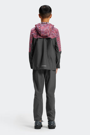 Boys Trail Pant - Grey/Blue/Red