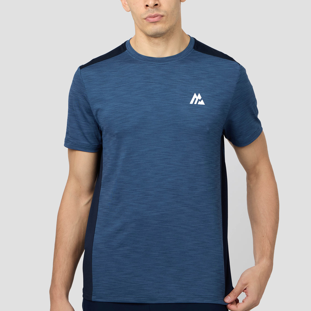 Fuse T-Shirt - Naval Blue | Montirex Sportswear Gymwear Top