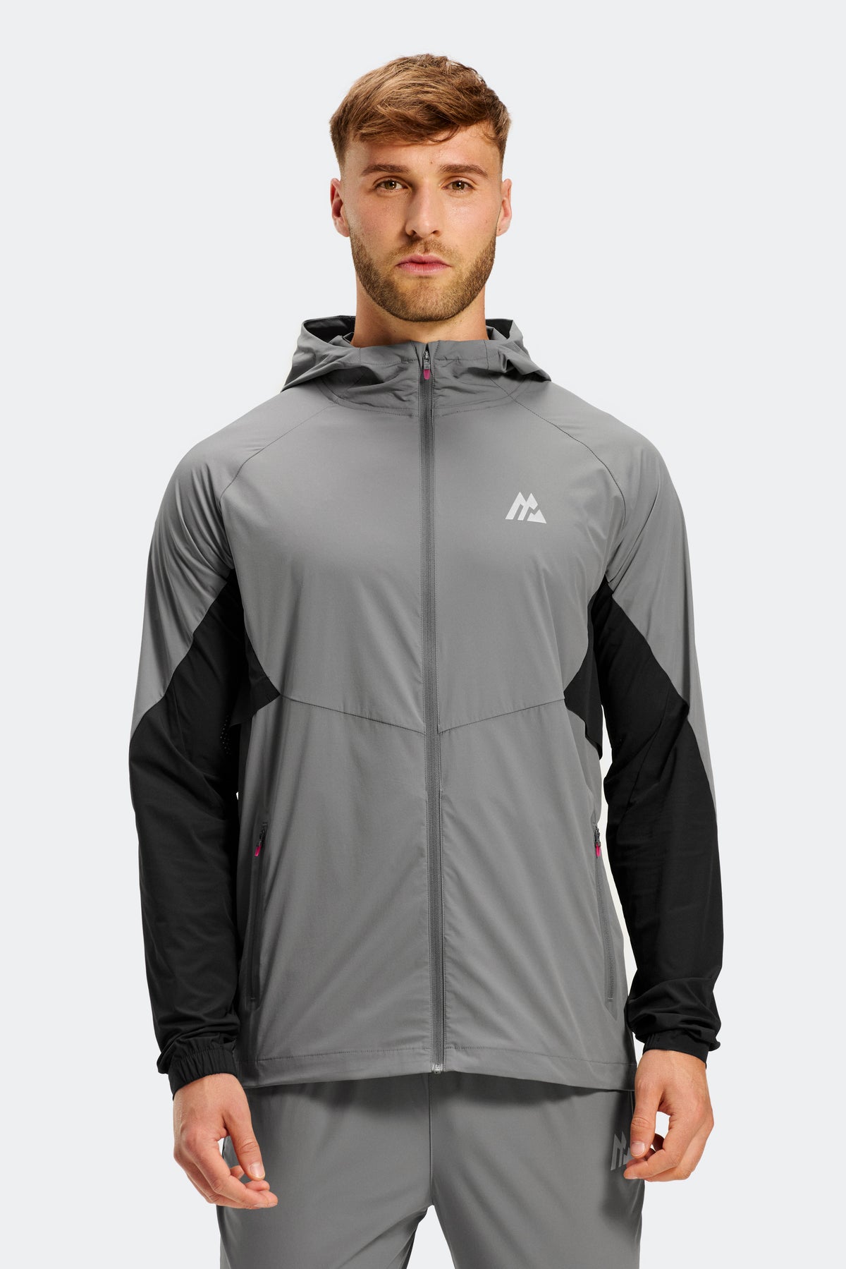 Endurance Jacket - Cement Grey/Black/Magenta