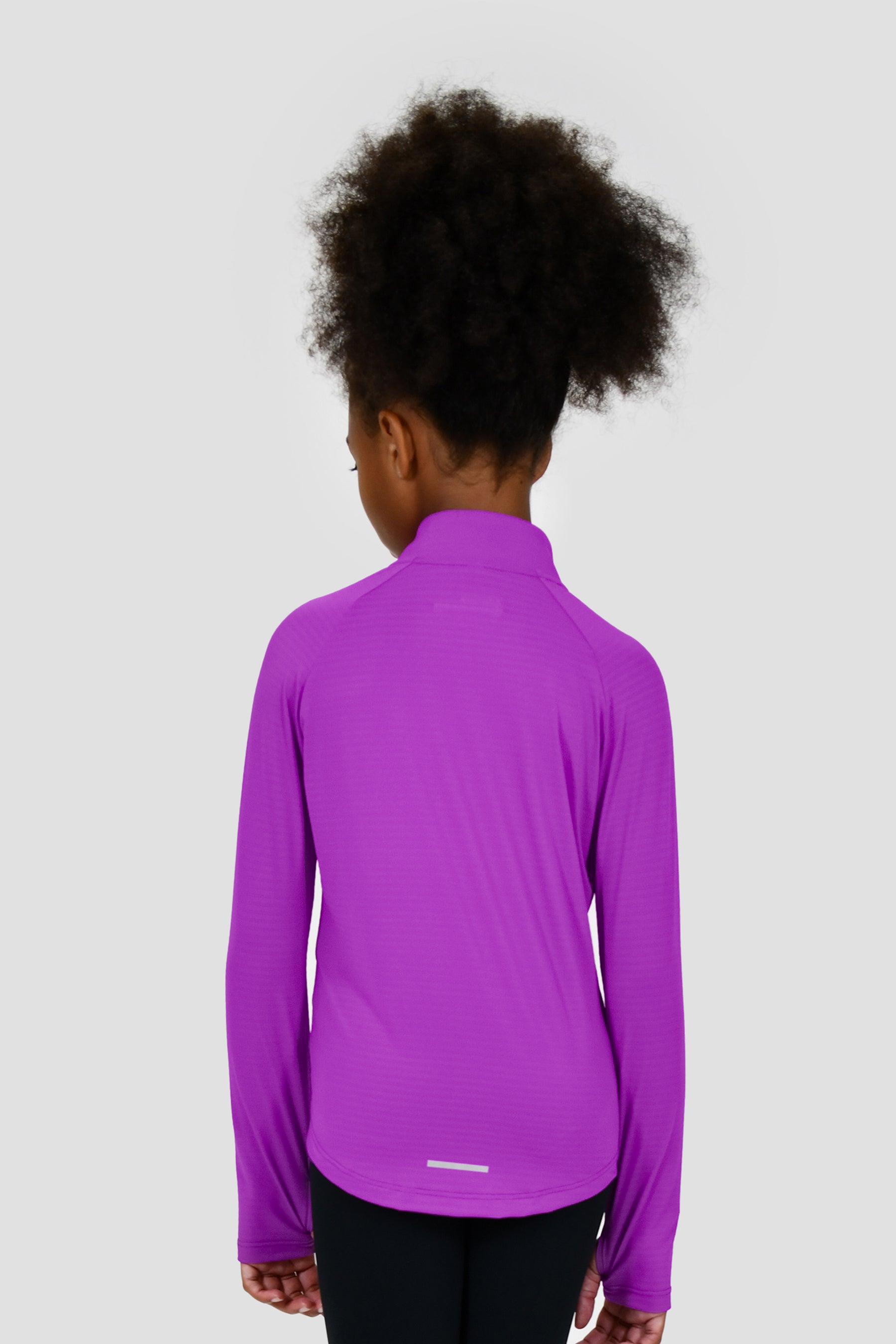 Girls Energy 1/4 Zip - Electric Purple