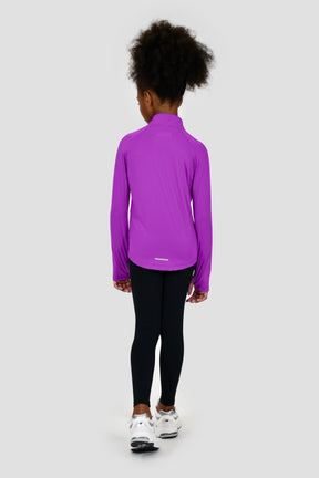 Girls Energy 1/4 Zip - Electric Purple