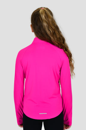 Girls Energy 1/4 Zip - Magenta