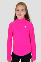 Girls Energy 1/4 Zip - Magenta