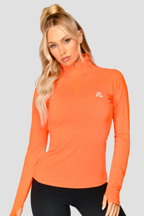 Women's Energy 1/4 Zip - Shocking Orange