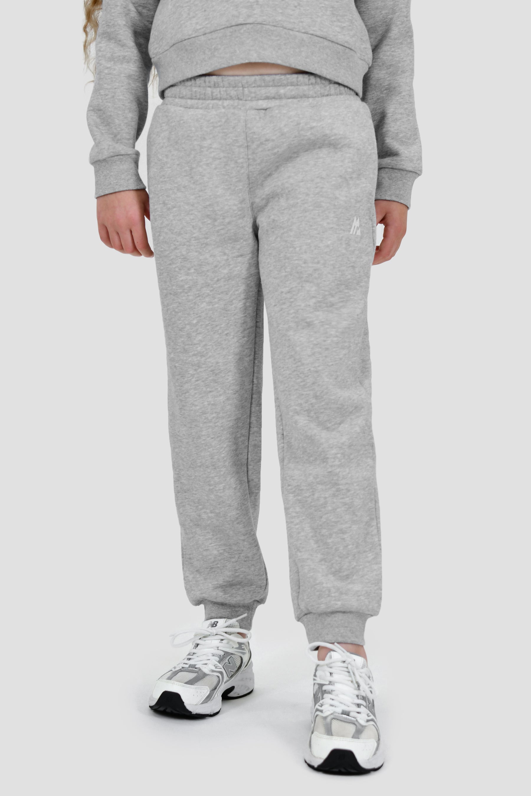 Girls Essence Jogger - Platinum Grey Marl