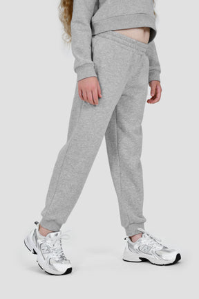 Girls Essence Jogger - Platinum Grey Marl