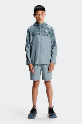 TRAIL 2.0 WINDBREAKER - CADET GREY/PALAZZO/SOVEREIGN/MINERAL GREEN/BREEZE