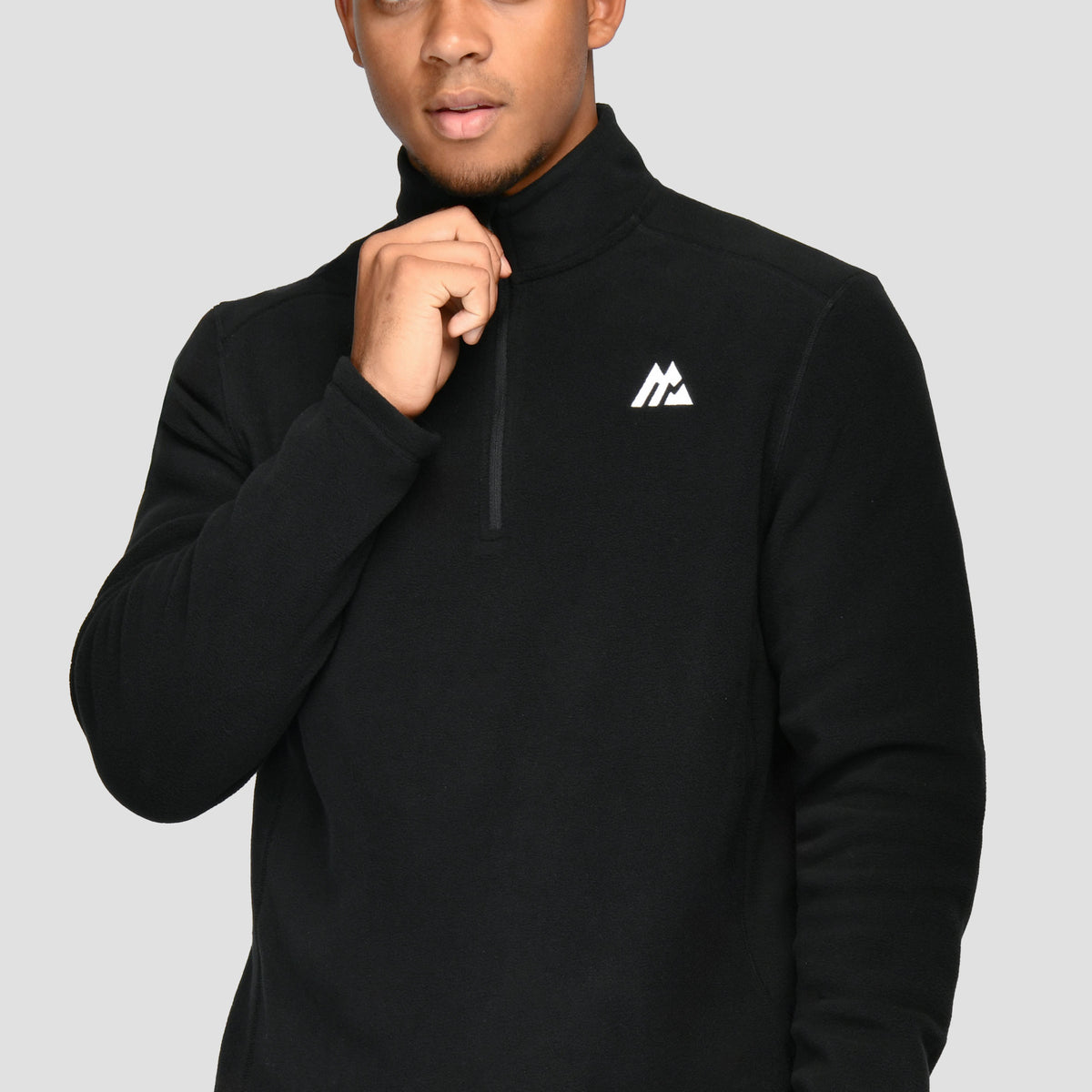 Everest Fleece 1/4 Zip - Black