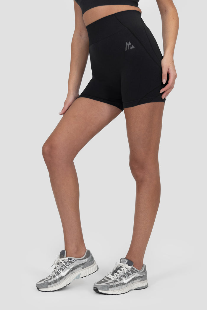 Evolve Seamless Booty Short - Black