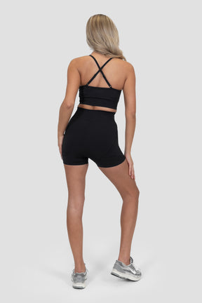 Evolve Seamless Booty Short - Black