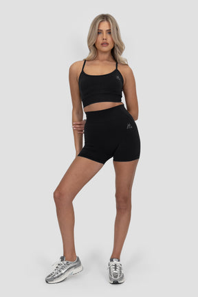 Evolve Seamless Booty Short - Black