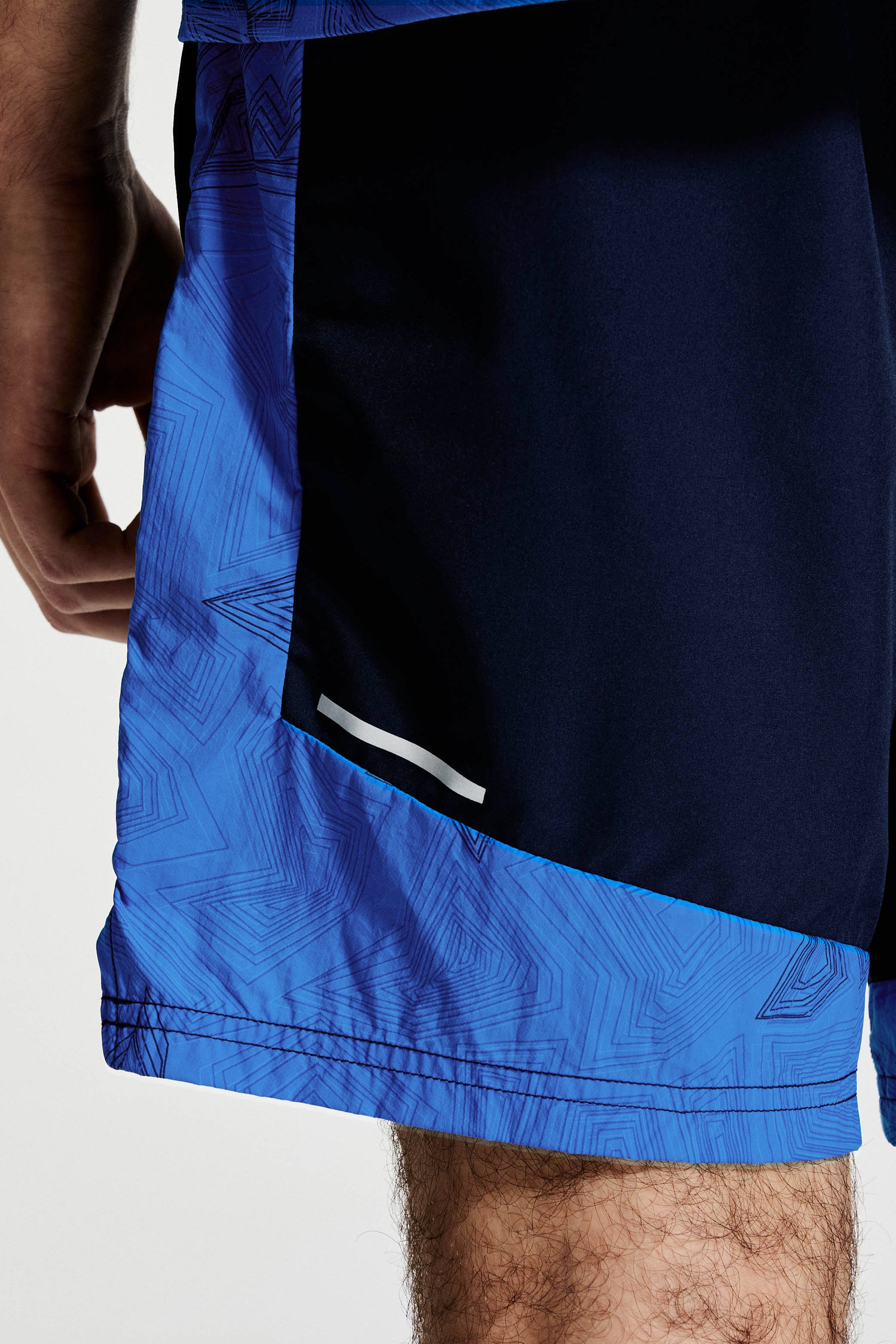 Geo M Print Short - Midnight Blue/Celestial Blue