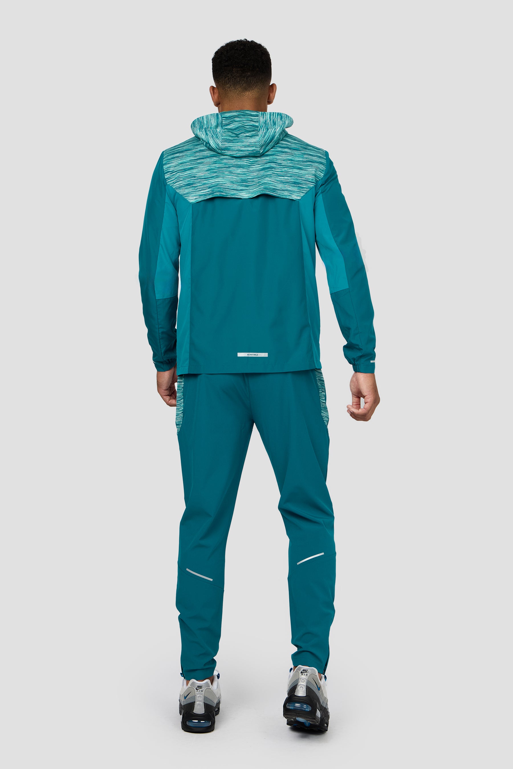 Trail Panel Running Pant - Teal Multi