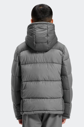 Carve Down Jacket - Cement Grey/Asphalt