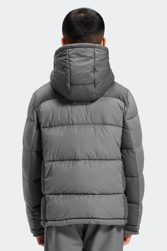 Carve Down Jacket - Cement Grey/Asphalt