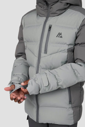 Boys Descent Down Jacket - Cement Grey/Platinum Grey