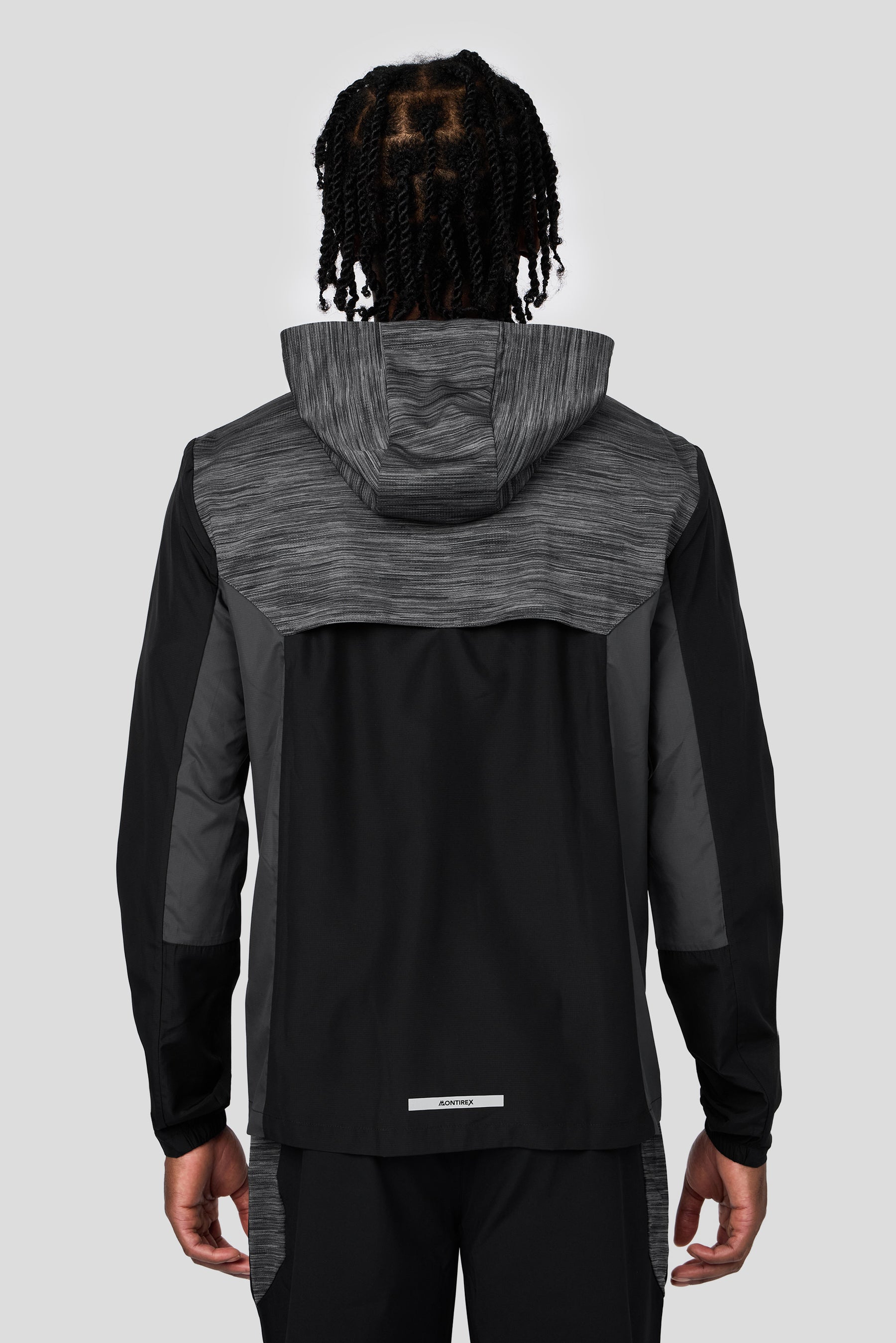 Trail Windbreaker - Black/Grey