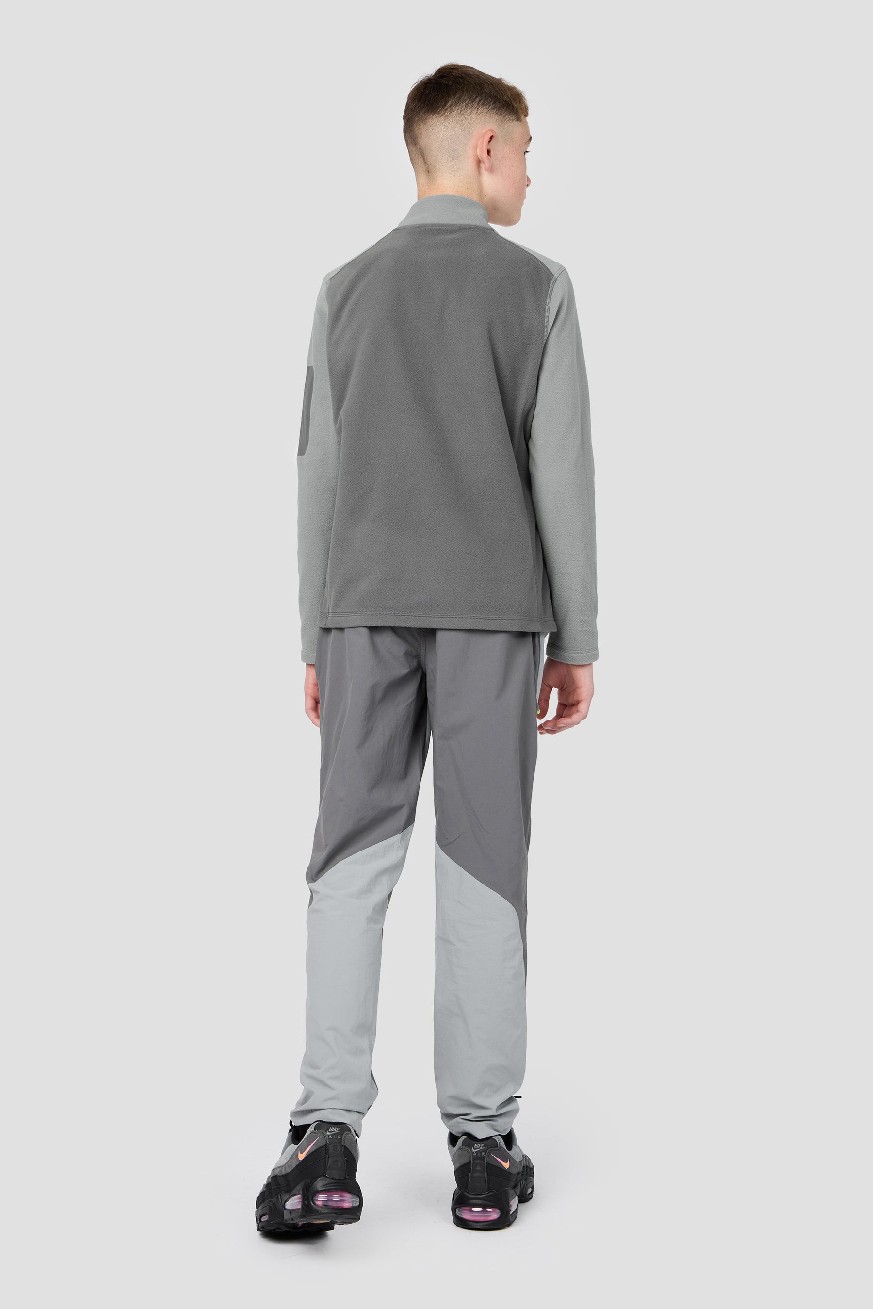 Boys Altitude Polar Fleece - Platinum Grey/Cement Grey