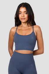 Evolve Seamless Bra - Greyed Indigo