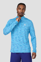 Trail 1/4 Zip  - Blue Multi