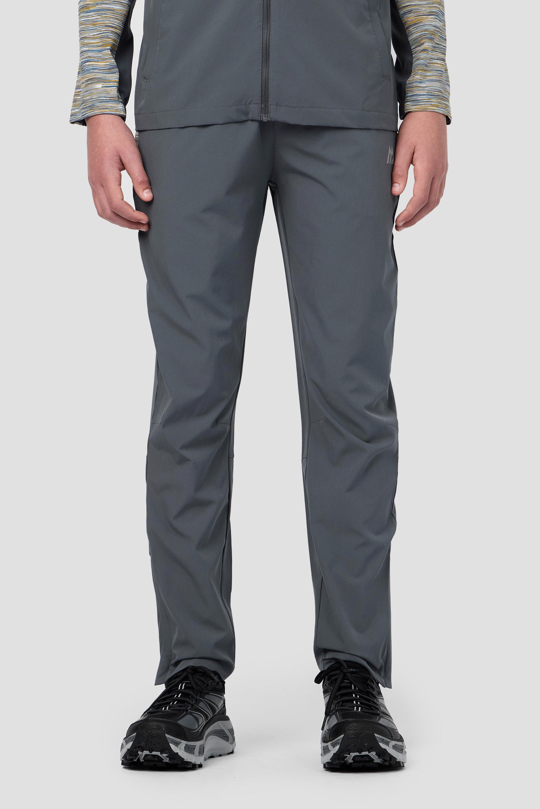 Boys Trail Woven Pant - Grey/Blue/Orange