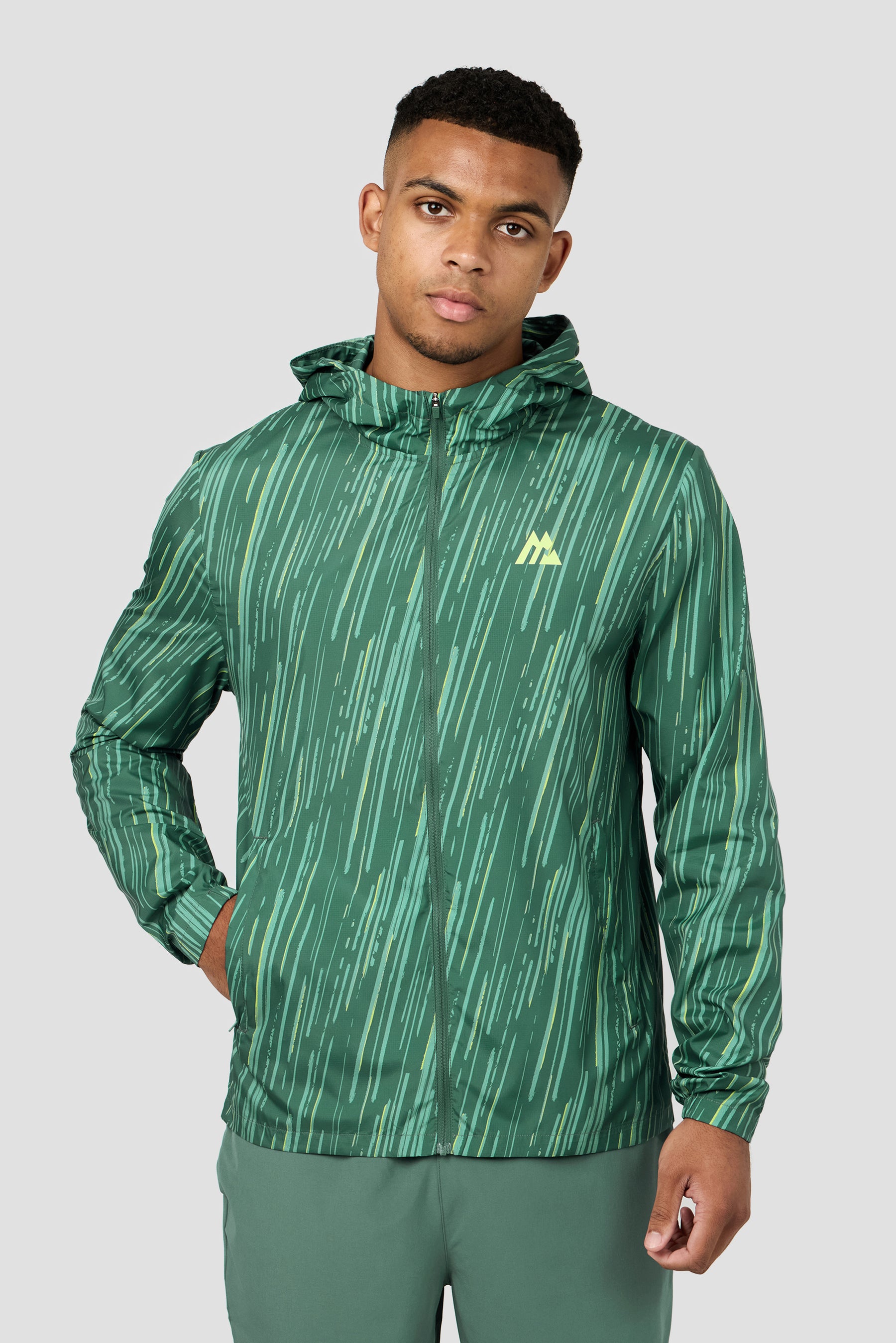 Vigour Print Windbreaker - Dolphin/Feather