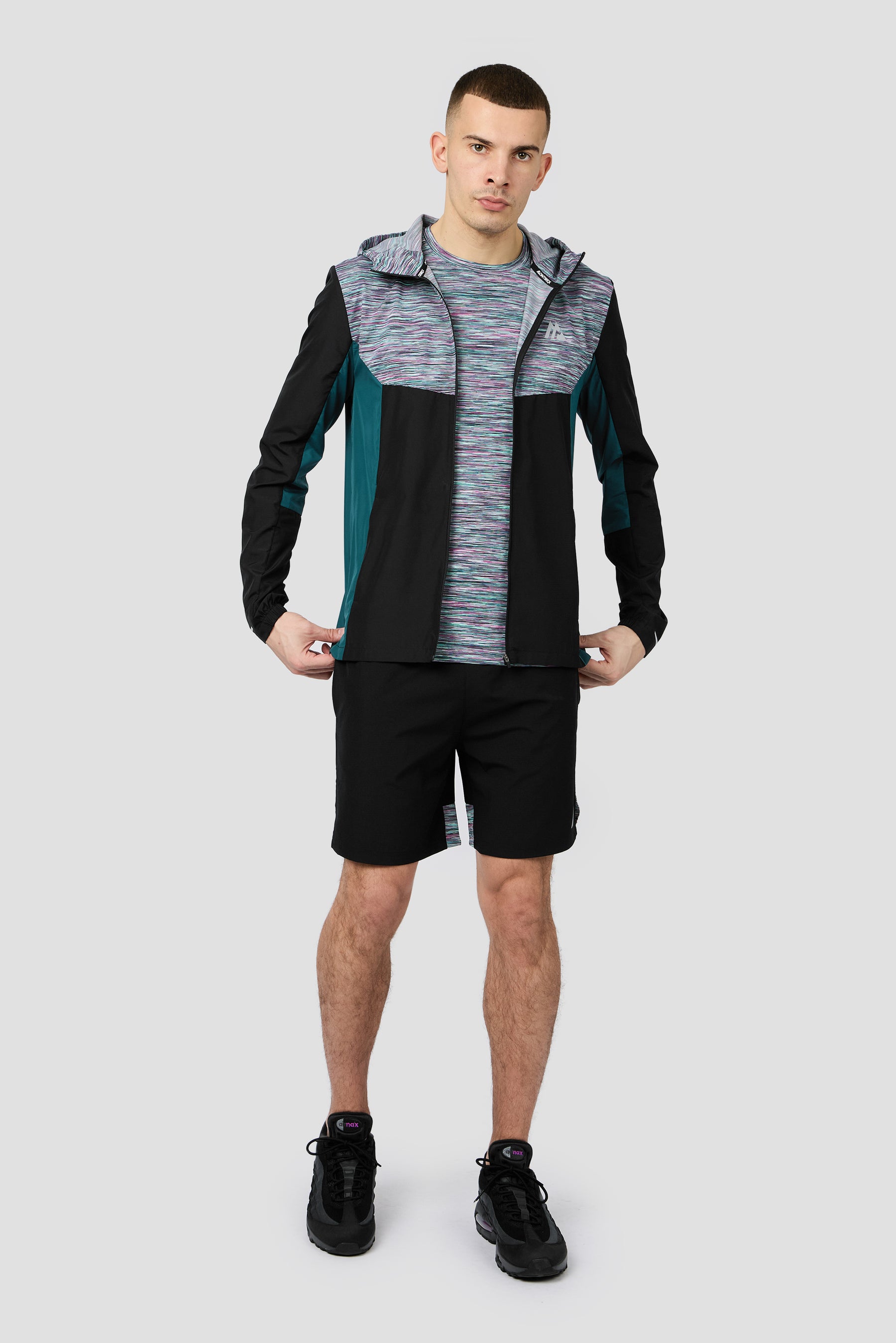 Trail T-Shirt - Black/Teal/Pink/White