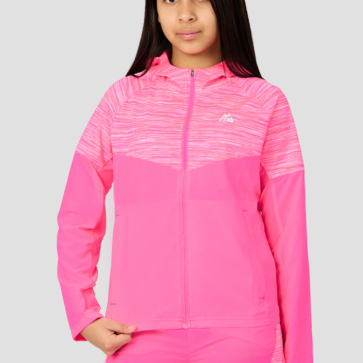 Montirex Girls Trail Windbreaker Neon Pink | Sportswear Clothing