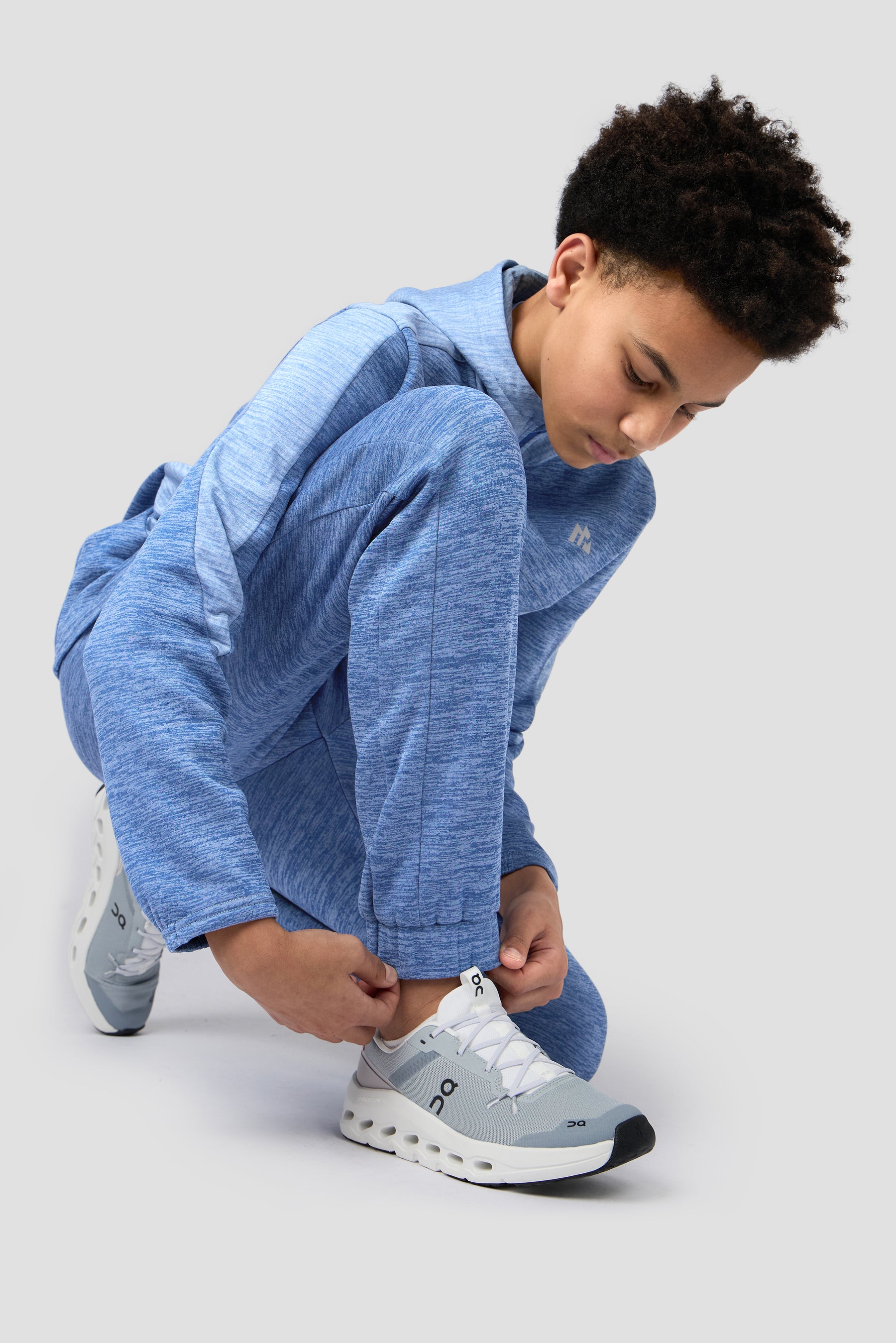 Boys Vantage Jogger - Charcoal Blue/Cloudy Blue