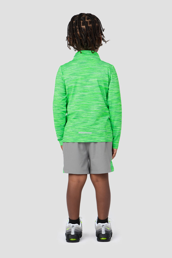 Infant Boys Trail 1/4 Zip - Neon Green Multi